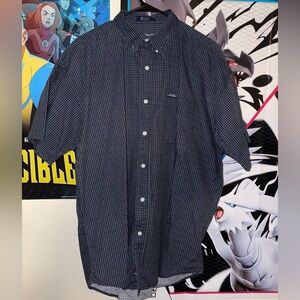 Ralph Lauren Dark Blue Patterned Button-Down Shirt